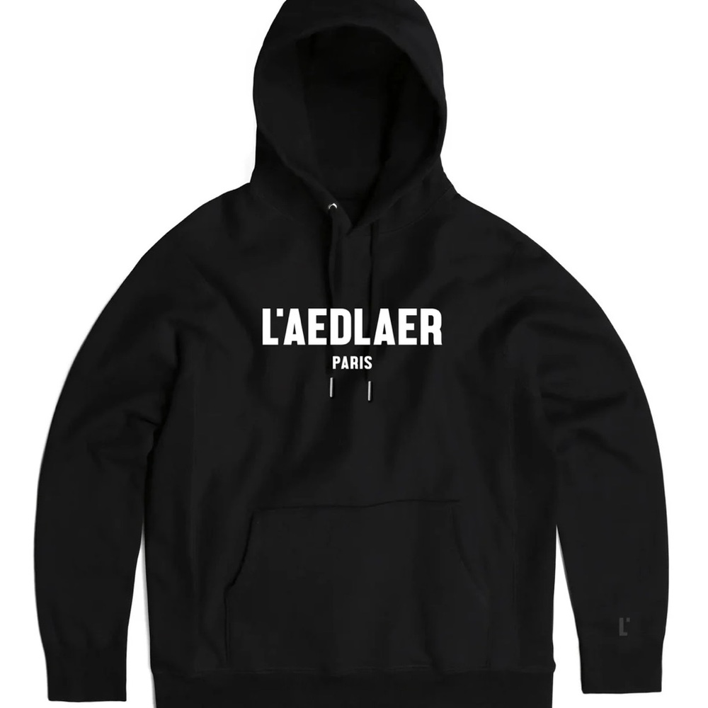 L'AEDLAER Black Hoodie